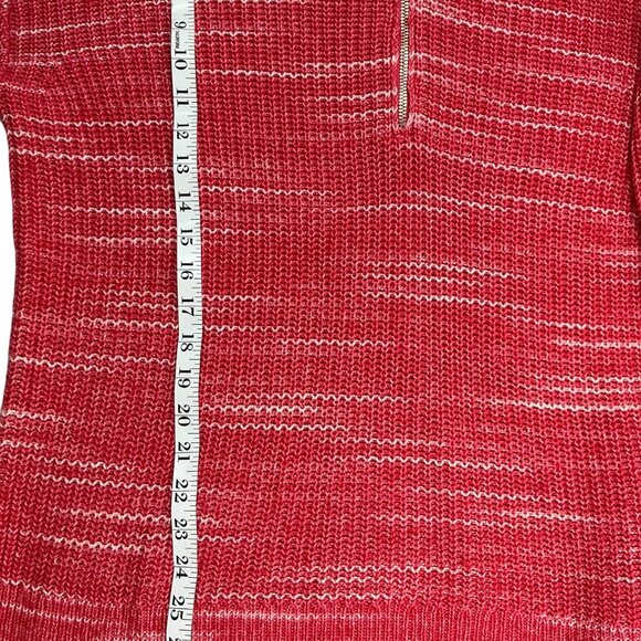 Talbots- Woman's Knit Half-Zip Pullover - Speckled Space Dye - Size: 1X - Picture 9 of 9